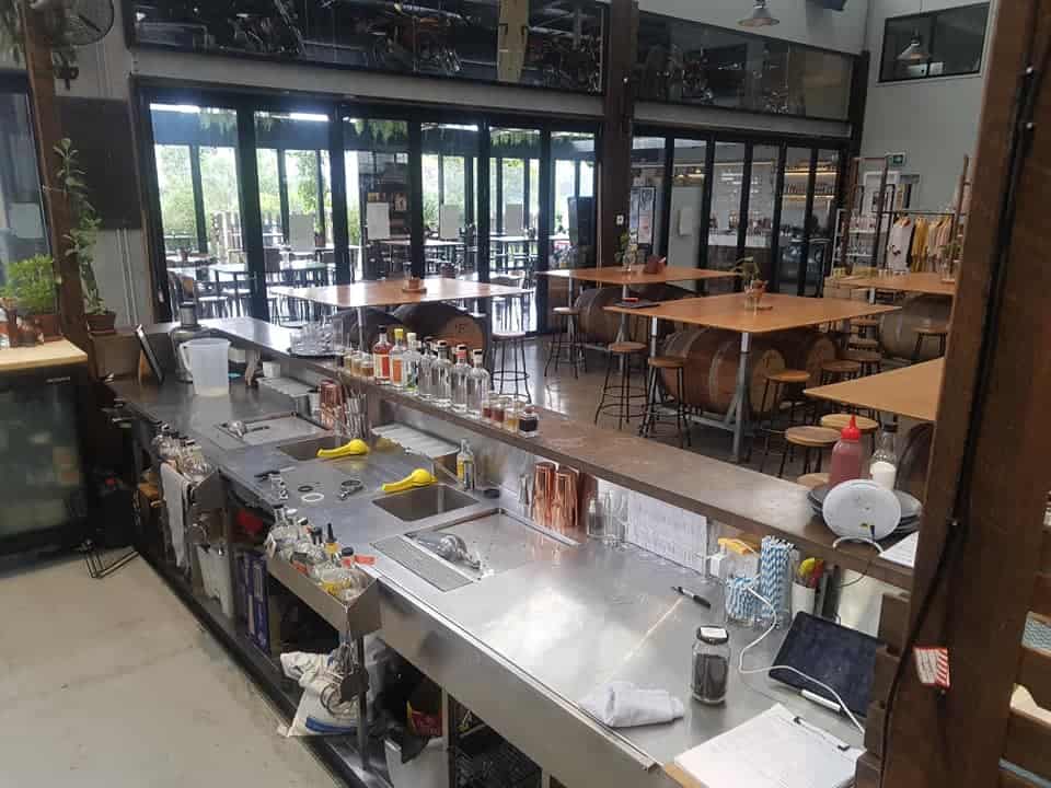 Commercial bars (four of) and full kitchen fit out at the Mayfair Ridge Tavern